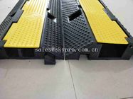 SGS Molded Rubber Products 1 Channel Heavy Duty Rubber Cable Tray Cable Protector