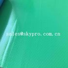 بازیافت ضد استاتیک دوستانه PVC پوشش داده شده پارچه سبز خط صاف سطوح PVC کامپوزیت پارچه پوشش داده شده