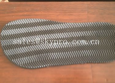 TPR یک ورق لاستیکی تنها با الگوی zigzag موج، 40-80 ساحل A سختی