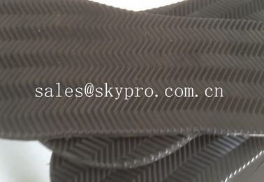 TPR یک ورق لاستیکی تنها با الگوی zigzag موج، 40-80 ساحل A سختی