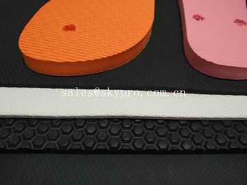 Anti Slip EVA Foam Sheet , EVA Shoe Sole Foam Sheet With Different Pattern Skid Resistance
