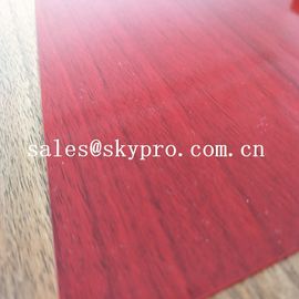 سوپر نازک 0.3mm قرمز رنگ دو فیلم و دو نور شفاف سفت و سخت پی وی سی ورق