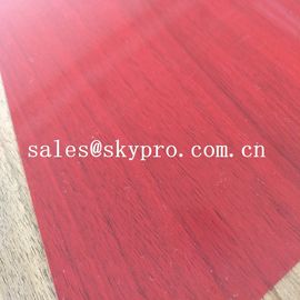 سوپر نازک 0.3mm قرمز رنگ دو فیلم و دو نور شفاف سفت و سخت پی وی سی ورق