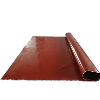 پارچه فایبرگلاس با روکش سیلیکونی با کیفیت بالا برای مقاومت در برابر دمای بالا و آتش