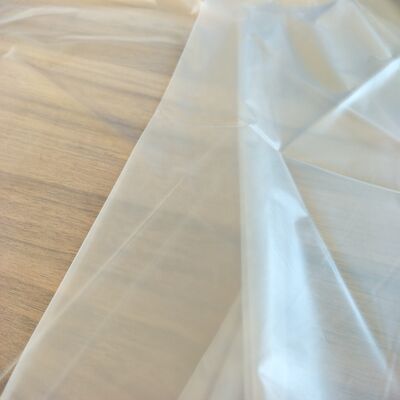 0.015mm Super Thin Soft Waterproof TPU Film Polyurethane ورق پلاستیکی برای لباس های بارانی و تشک های پزشکی
