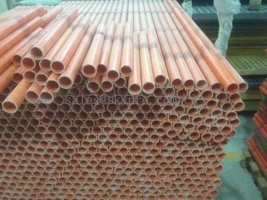OEM/ODM FRP Fiberglass reinforced plastic pipe / tube , CR XCR VE Type